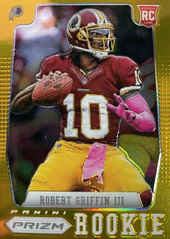 Robert Griffin III 2012 Prizm #227 Gold /10 Rookie PSA 9