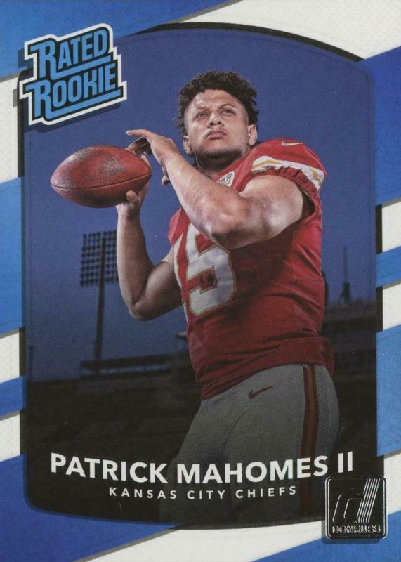 Patrick Mahomes II 2017 Donruss #327 Base Rookie PSA 10