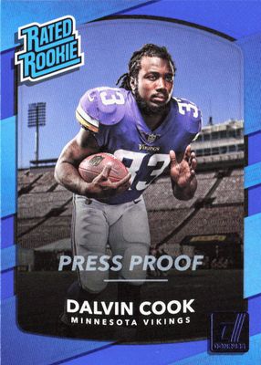 2017 Donruss #343 Press Proof Blue