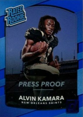2017 Donruss #349 Press Proof Blue