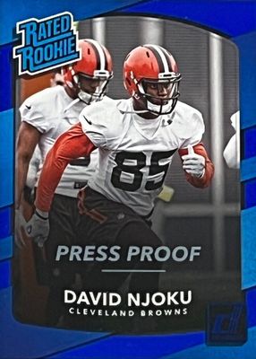 2017 Donruss #314 Press Proof Blue