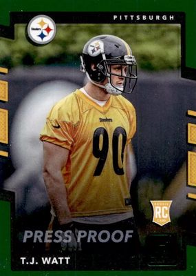 2017 Donruss #372 Press Proof Green