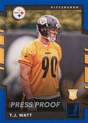 2017 Donruss #372 Press Proof Blue