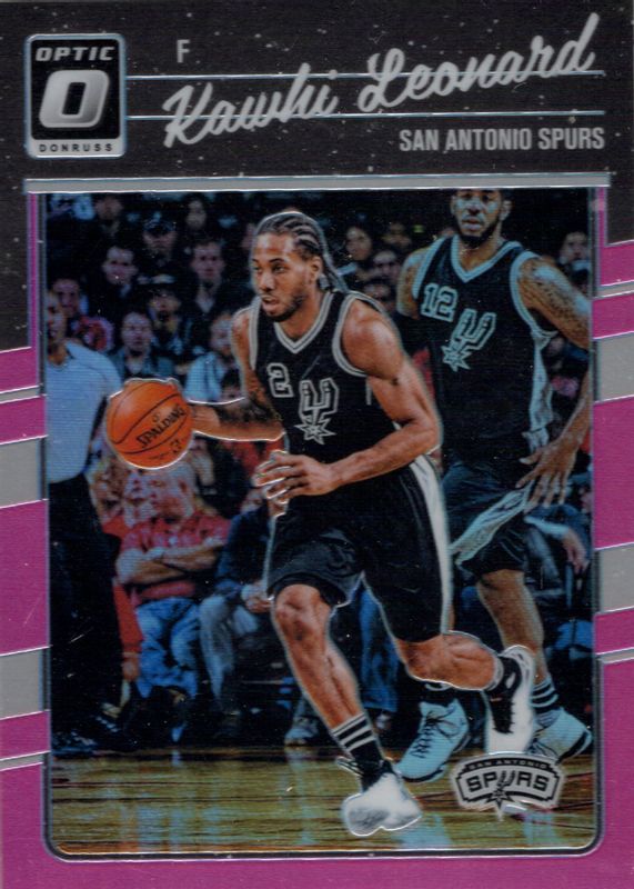 Kawhi Leonard 2016 Optic #116 Pink /25 PSA 9