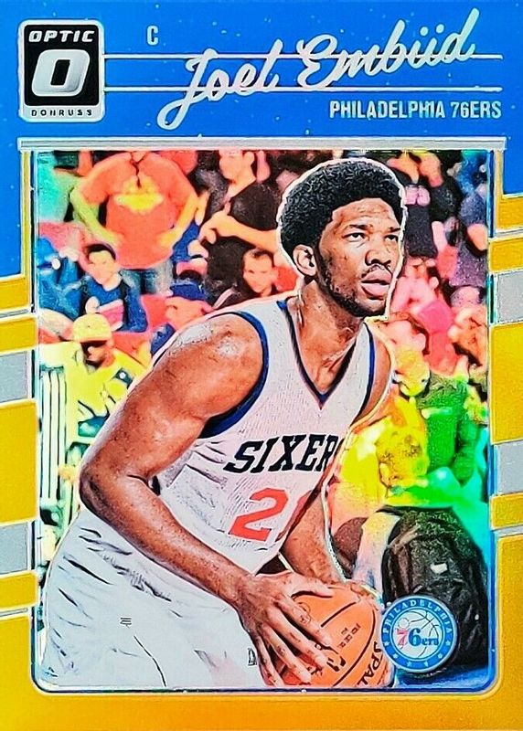 Joel Embiid 2016 Optic #1 Gold /10 SGC 10