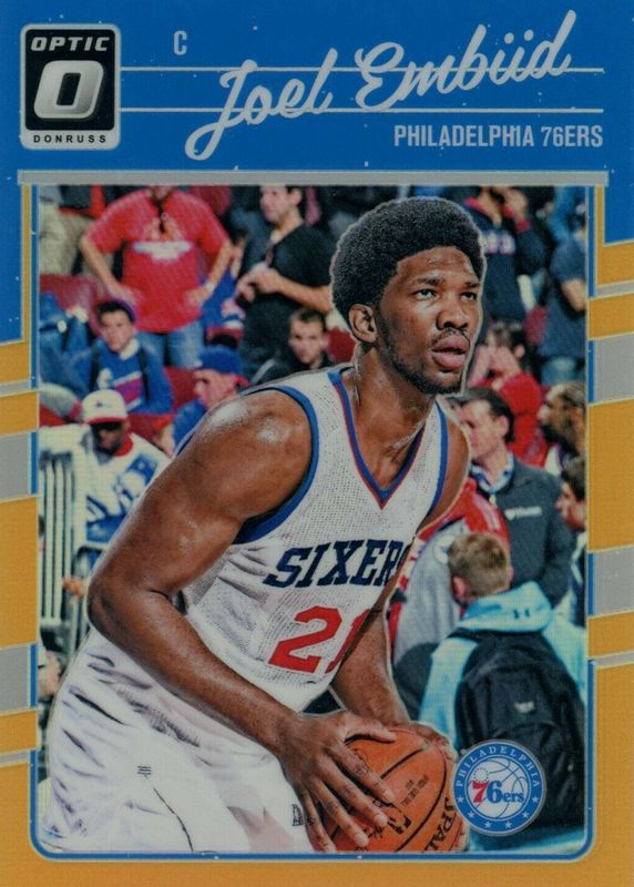 Joel Embiid 2016 Optic #1 Orange /199 BGS 9.5