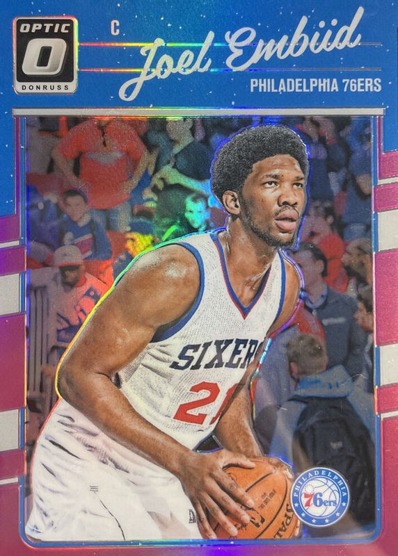 Joel Embiid 2016 Optic #1 Pink /25 PSA 10