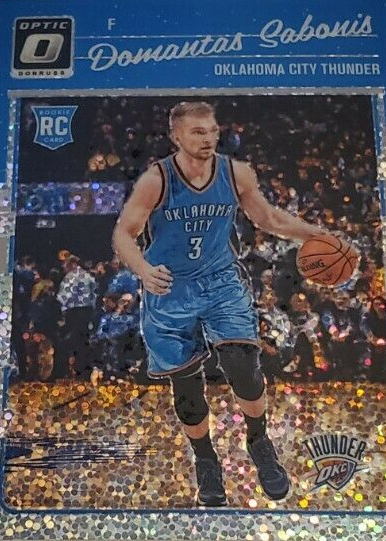 PANINI NBAカード DONRUSS OPTIC PRIZM DOMANTAS SABONIS OKLAHOMA CITY THUNDER 31/49 #11 送料無料 中古 IT1 Domantas Sabonis 2016 Optic #161 White Sparkle /(SSP) Price