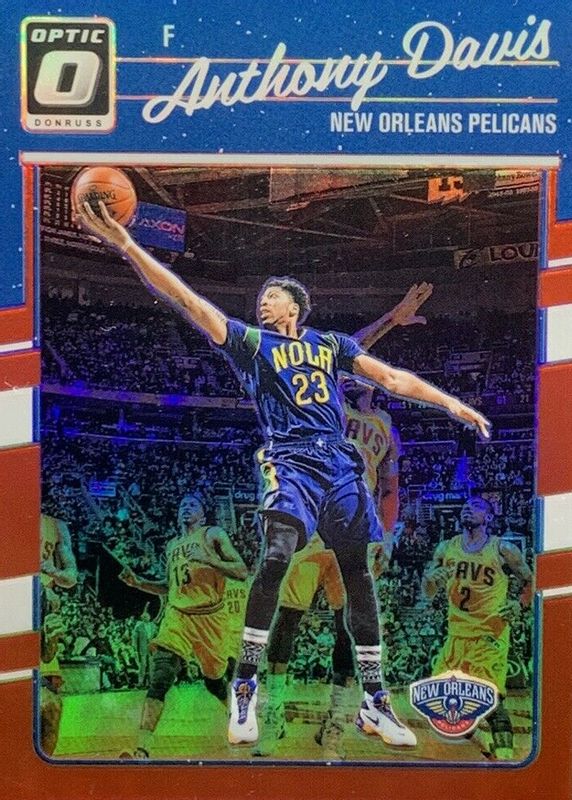 Anthony Davis 2016 Optic #97 Red /99 RAW
