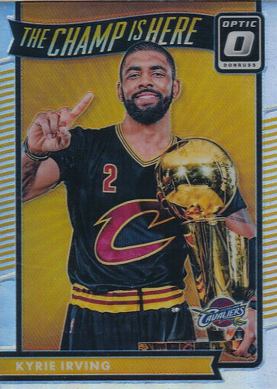 Kyrie Irving 2016 Optic #3 The Champ is Here - Holo PSA 9