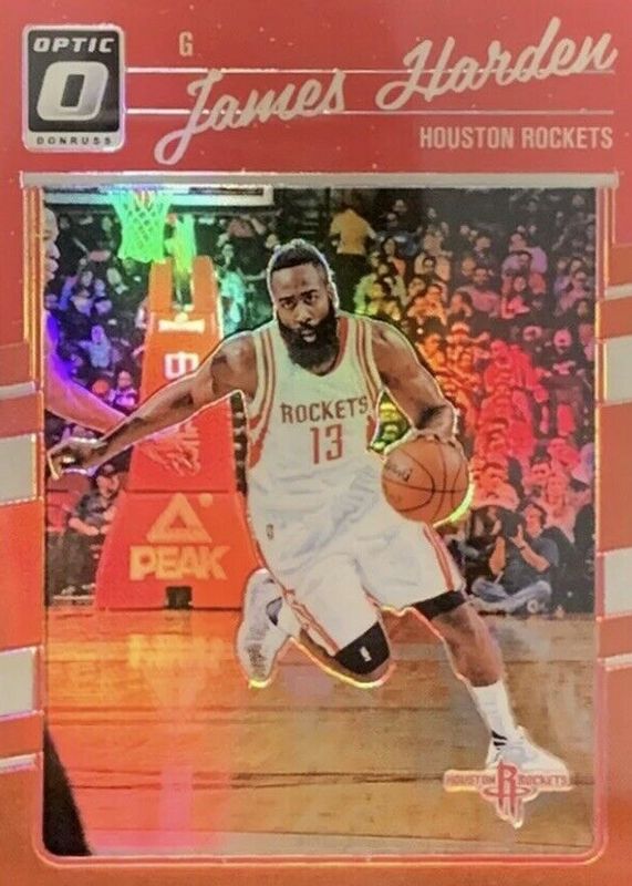 James Harden 2016 Optic #110 Red /99 PSA 10