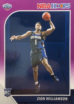 2019 Hoops #258 Purple