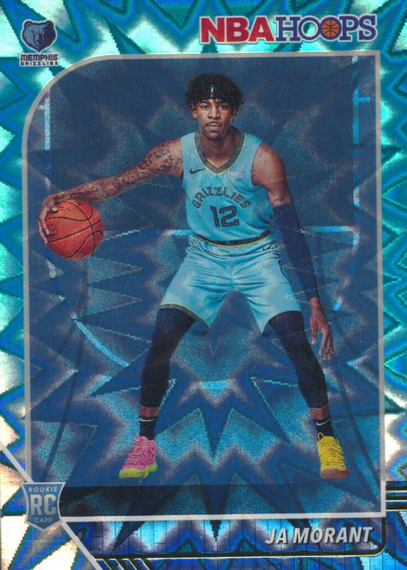 Ja Morant 2019 Hoops #259 Teal Explosion Rookie BGS 9.5