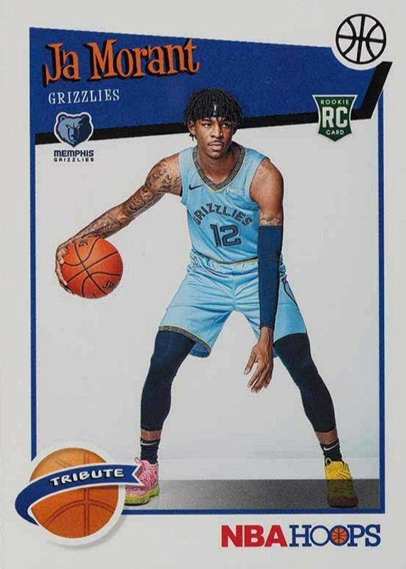 Ja Morant 2019 Hoops #297 Tribute Rookie SGC 10