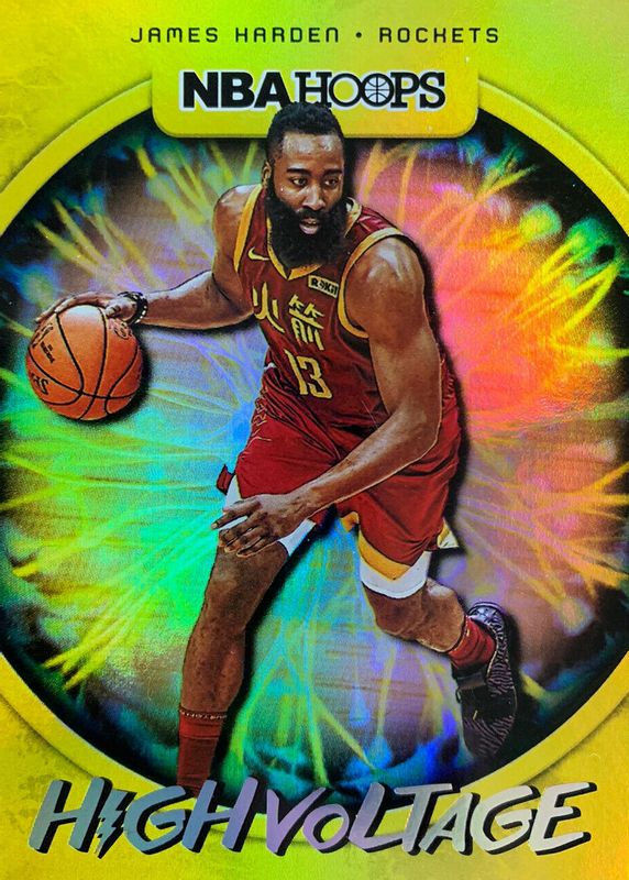 James Harden 2019 Hoops High Voltage RAW