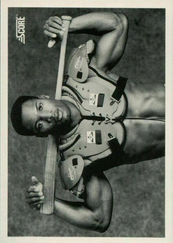 thumbnail image 2 of Bo Jackson 1990 4th & Goal Trading Card #697 Style - Kansas City Royals, Amazing Condition 2 of 5