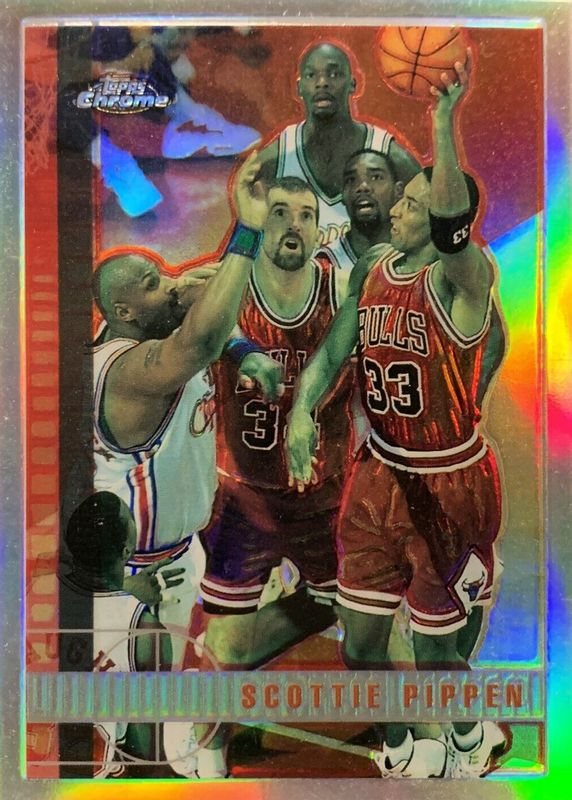 Scottie Pippen 1997 Topps Chrome #1 Refractor BGS 10 PRISTINE