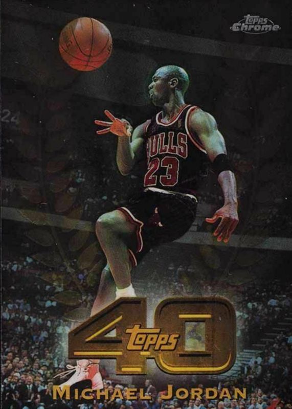 Michael Jordan 1997 Topps Chrome #T40-5 Topps 40 Price Guide 