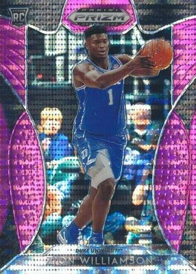 2019 Prizm Draft Picks #64 Pink Pulsar (Secondary Photo)