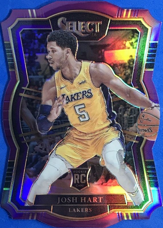 Josh Hart 2017 Select #130 Premier Level Purple Die-Cut /99 Rookie PSA 10