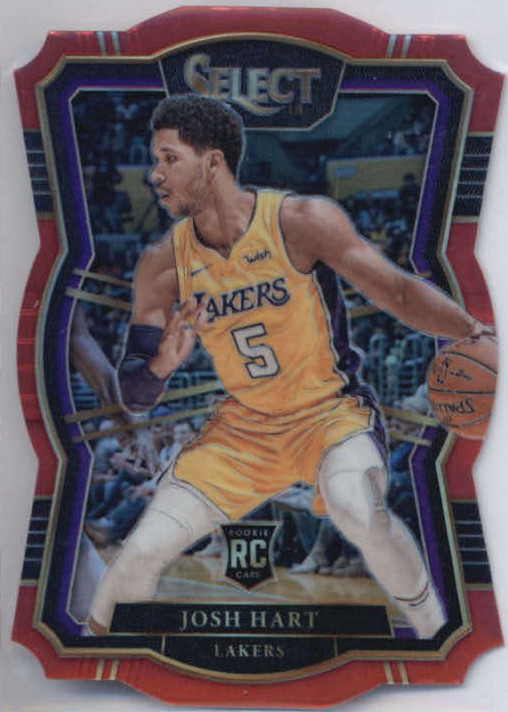 Josh Hart 2017 Select #130 Premier Level Red Die-Cut /135 Rookie BGS 9