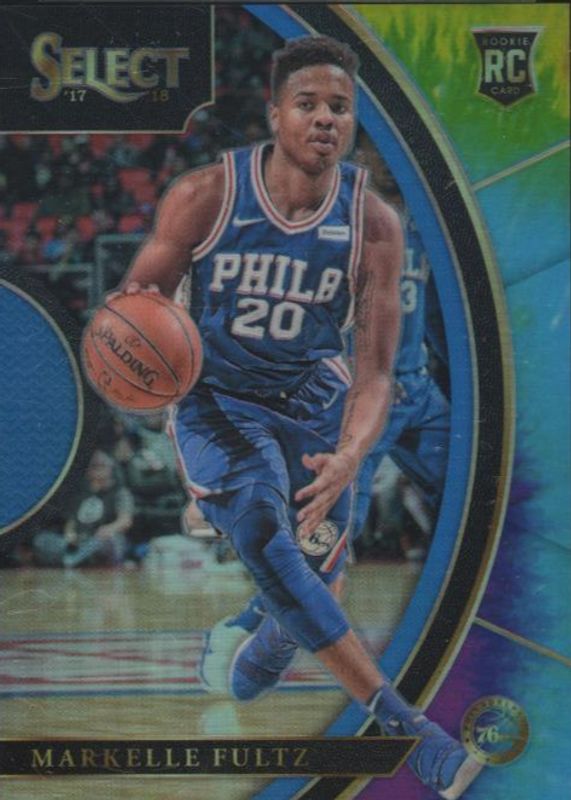 Markelle Fultz 2017 Select #68 Concourse Tie-Dye /25 Rookie PSA 9