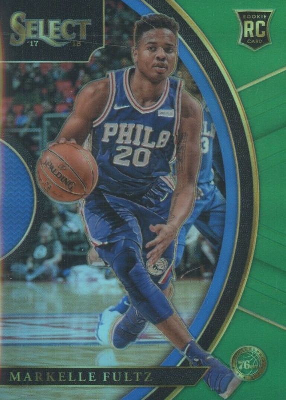 Markelle Fultz 2017 Select #68 Concourse Green /5 Rookie PSA 10