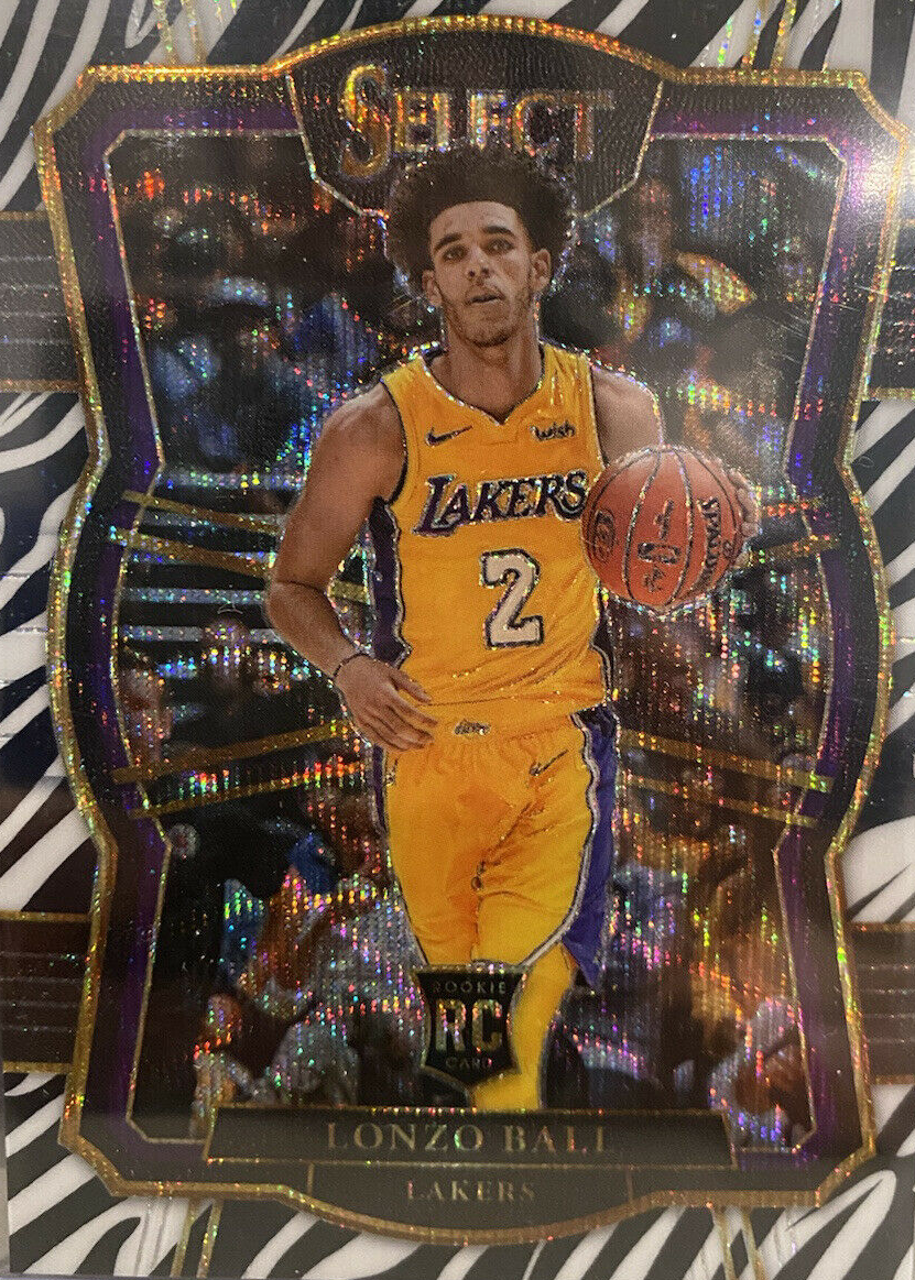 LONZO BALL 2017-18 SELECT TIE DYE  25枚限定 2017-18 Panini Select LONZO BALL RC JERSEY AUTO TIE DYE PSA
