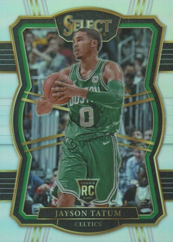 Jayson Tatum 2017 Select #166 Premier Level Silver Rookie RAW