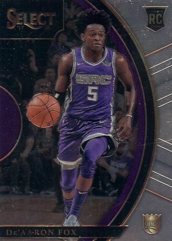 De'Aaron Fox 2017 Select #49 Concourse Rookie SGC 10