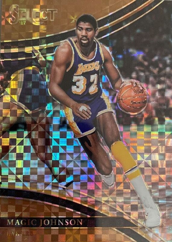 Magic Johnson 2017 Select #297 Courtside Copper /49 RAW