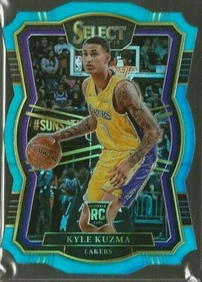 2017 Select #200 Premier Level Light Blue Die-Cut /185