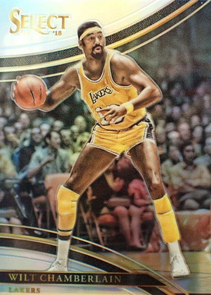 2021-22 Panini Prizm - Wilt Chamberlain #260 Green Pulsar