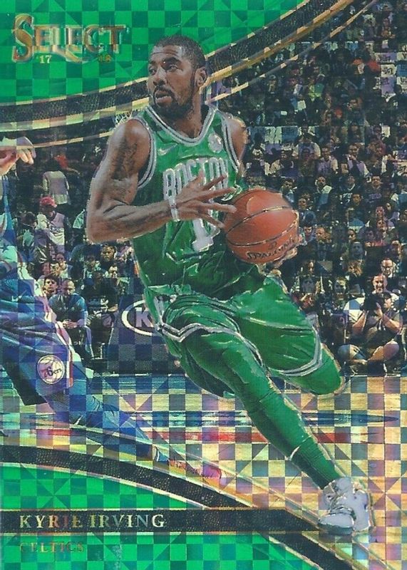 Kyrie Irving 2017 Select #215 Courtside Green /5 RAW