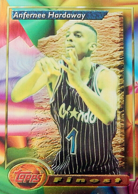 Anfernee Hardaway 1993 Topps Finest #189 Base Price Guide - Sports 