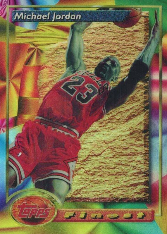 Michael Jordan 1993 Topps Finest #1 Refractor SGC 8.5