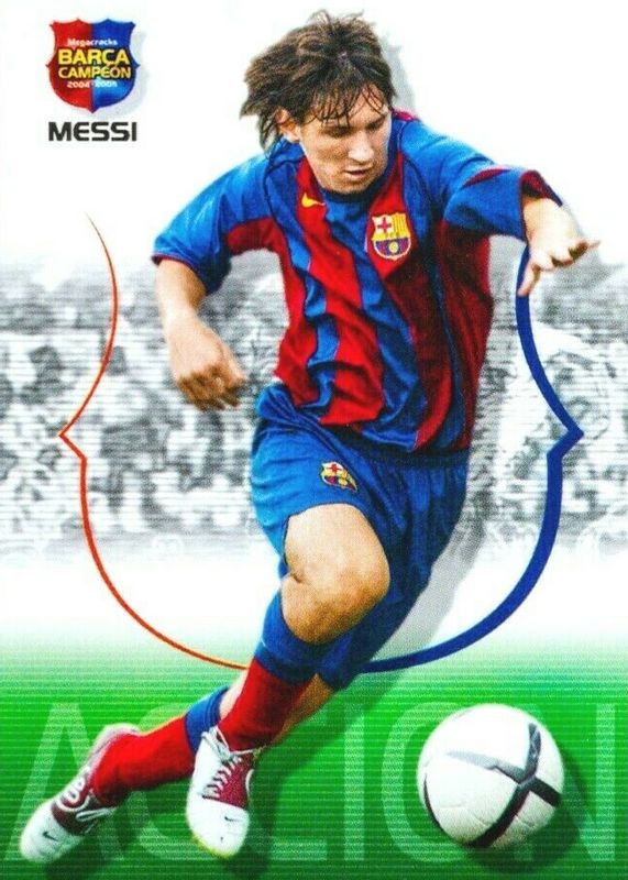 Lionel Messi 2004 Panini Megacracks #62 Base (Accion) Rookie RAW