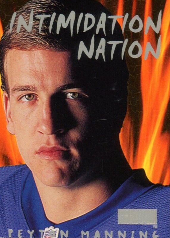 Peyton Manning 1998 SkyBox Premium #10IN Intimidation Nation Rookie SGC 8.5