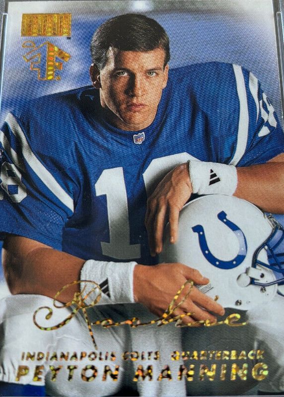 Peyton Manning 1998 SkyBox Premium #231 Fleet Farm Rookie SGC 9