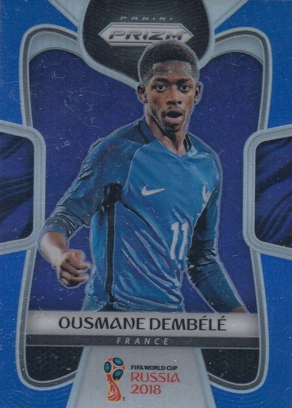 Ousmane Dembele 2018 Prizm World Cup #85 Blue /199 PSA 10