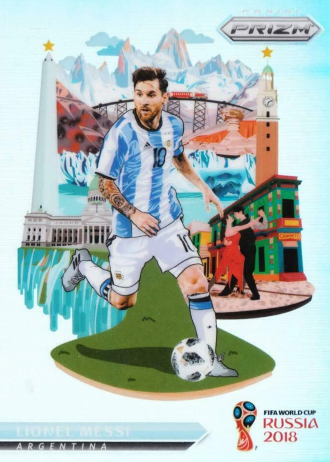 Lionel Messi 2018 Prizm World Cup #2 National Landmarks /(SSP 
