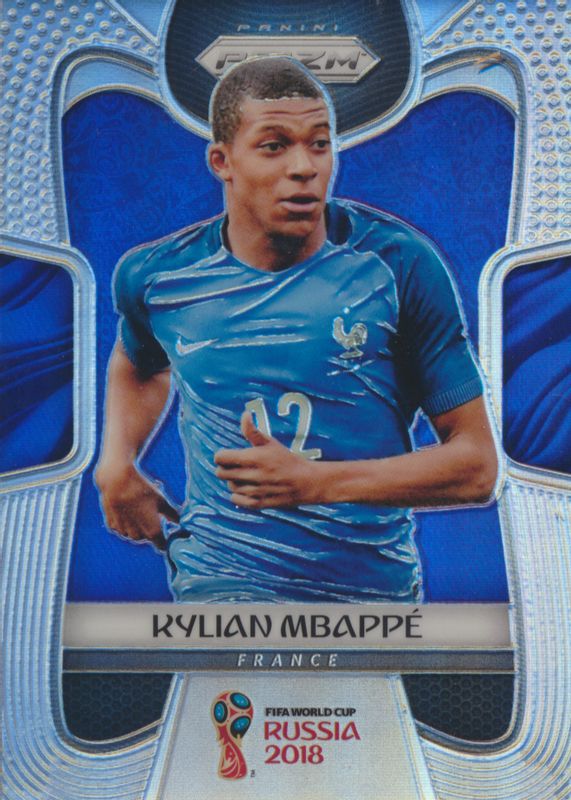 Kylian Mbappe 2018 Prizm World Cup #80 Silver PSA 10