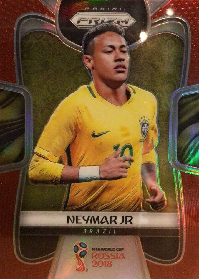 Neymar Jr. 2018 Prizm World Cup #25 Red /149 Price Guide 