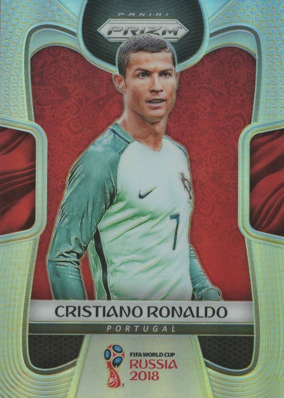 Cristiano Ronaldo 2018 Prizm World Cup #154 Silver RAW