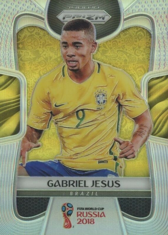 Gabriel Jesus 2018 Prizm World Cup #32 Silver PSA 10