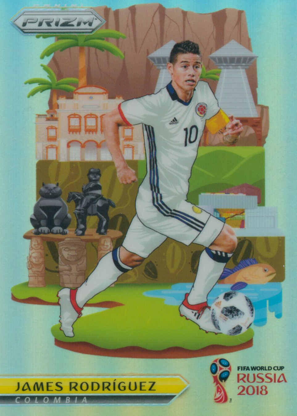 James Rodriguez 2018 Prizm World Cup #5 National Landmarks