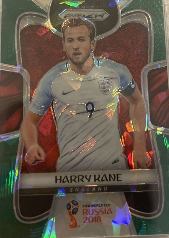 Harry Kane 2018 Prizm World Cup #62 Green Crystals /25 BGS 9.5