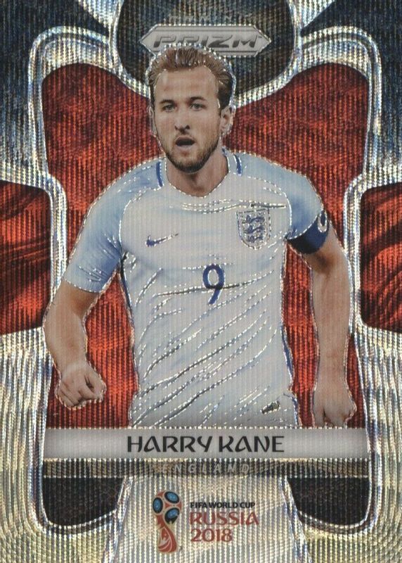 Harry Kane 2018 Prizm World Cup #62 Black & Gold Wave BGS 9.5