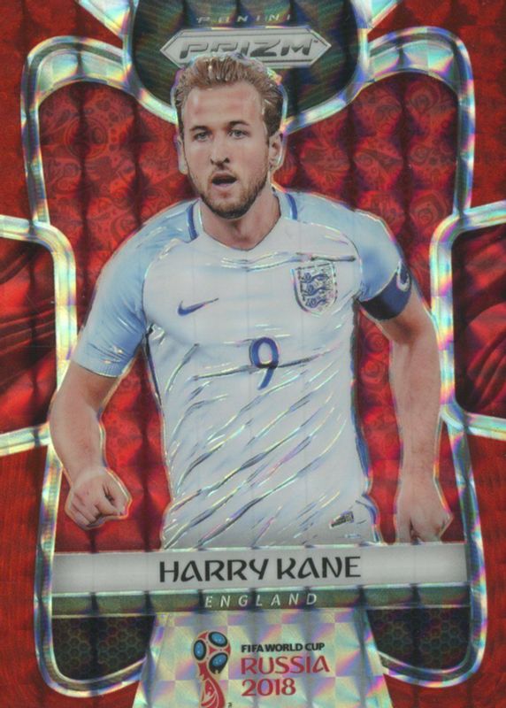 Harry Kane 2018 Prizm World Cup #62 Red Mosaic SGC 9.5