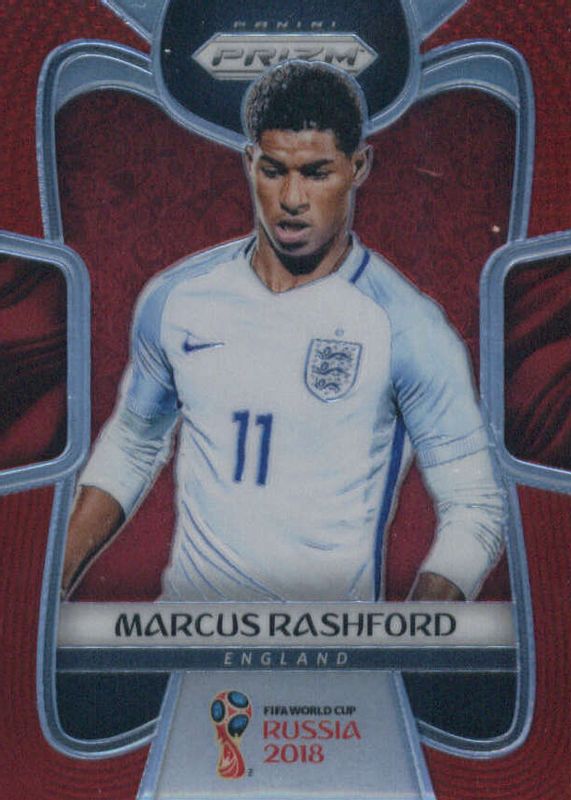 Marcus Rashford 2018 Prizm World Cup #72 Red /149 PSA 10